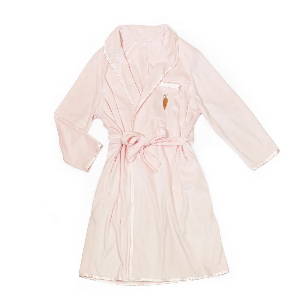 BUNNIES BY THE BAY Cuddle Me Pink Adult Embroidered Robe